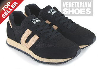 Vegan Runner Hemp/Cork (Black) 