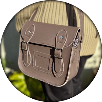 Shoulder Bag / Mini Satchel (Mid Brown) 