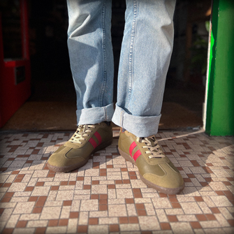 Cheatah (Olive/Burgundy) 