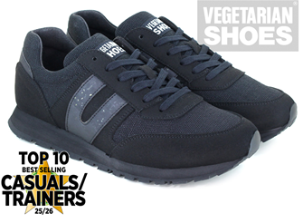 Vegan Runner Hemp/Cork (All Black) 