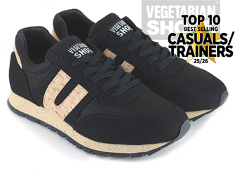 Vegan Runner Hemp/Cork (Black) 