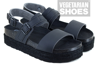 Selene Sandal (Black) 