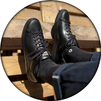 Fanatic Sneaker Smooth (Black) 