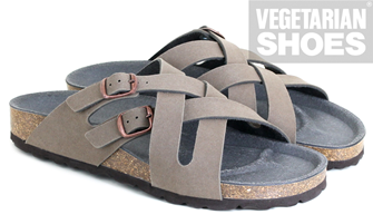 Cross Strap Sandal (Stone) 