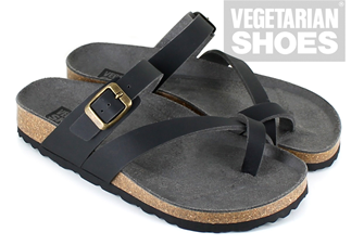 Toe Strap Sandal (Black) 