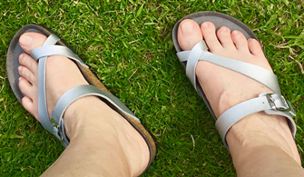 Santorini Sandal (Silver) 