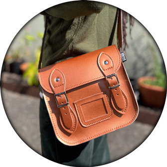 Shoulder Bag / Mini Satchel (Bronze) 