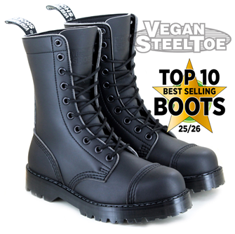 VST 10 Eyelet Boot (Black) 
