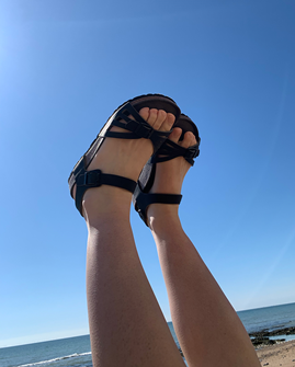 Paros Sandal (Black) 