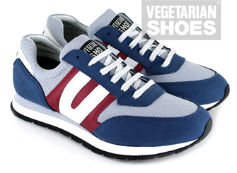 Vegan Runner (Navy/Grey/Red) 