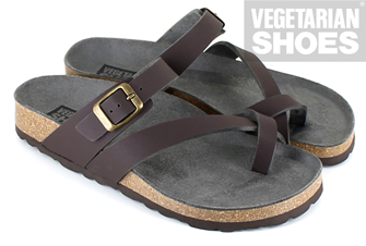 Toe Strap Sandal (Brown) 