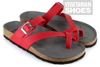 Toe Strap Sandal (Red) 