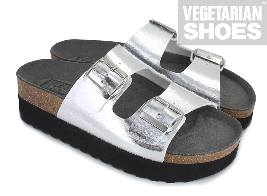 silver flat wedge sandals
