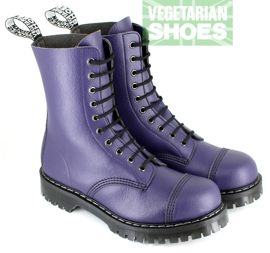 Airseal 10 Eye Boot Steel Toe Purple 