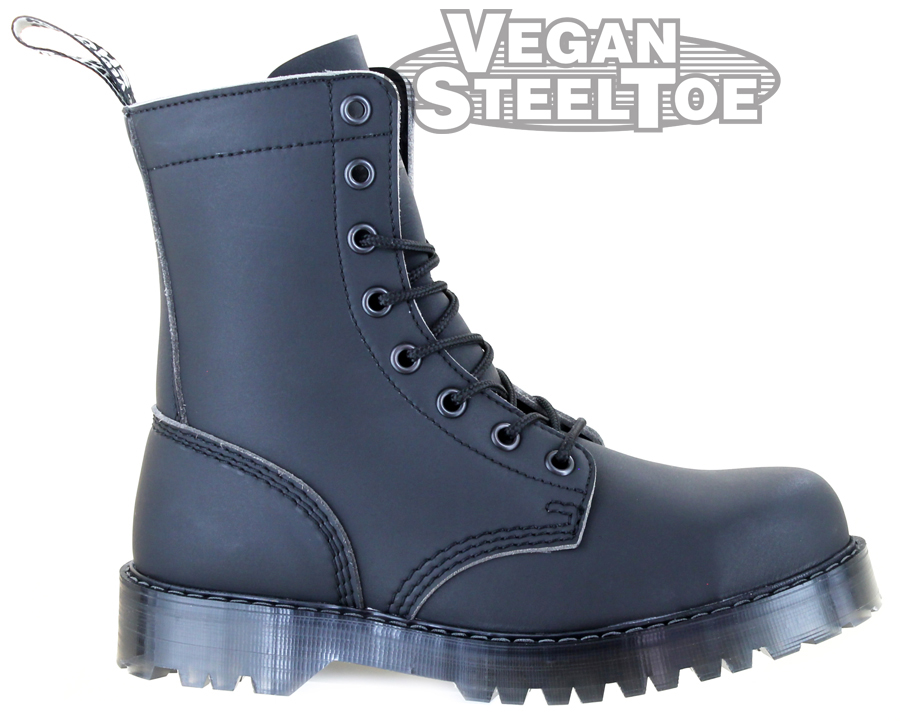 VST 8 Eyelet Boot Black All Products