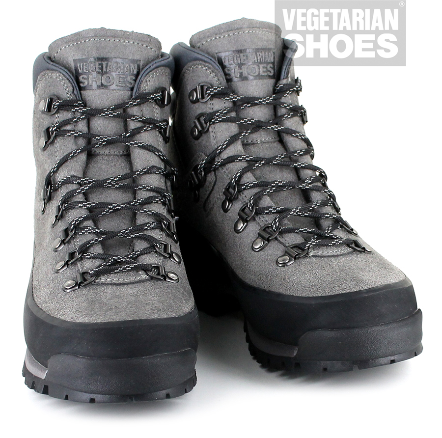 grey hiking boots