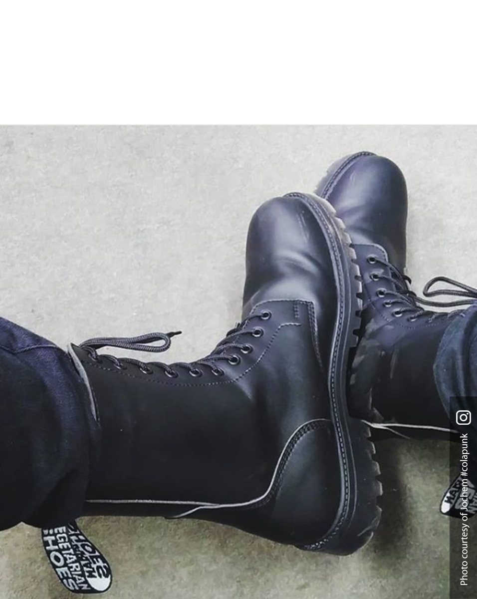 vegan combat boots