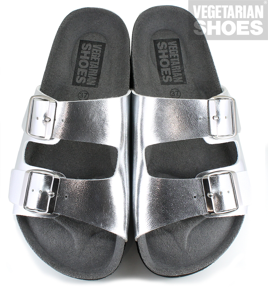 silver flat wedge sandals