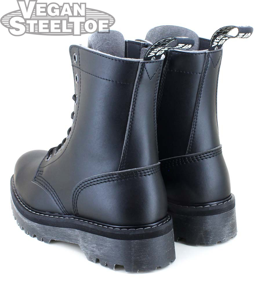 Vegace LaVega Men's 6 Steel Toe Work Boot - Heavy Duty Metatarsal, Black