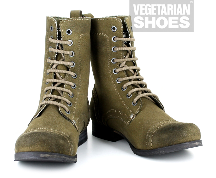 olive green flat boots