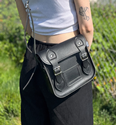 Shoulder Bag / Mini Satchel (Black) 