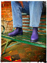 Airseal Chelsea Boot (Purple) 