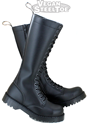 VST 18 Eyelet Zip Boot (Black) 