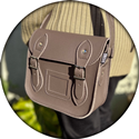 Shoulder Bag / Mini Satchel (Mid Brown) 