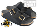 Two Strap Sandal (Black) 