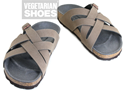 Cross Strap Sandal (Stone) 