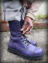 VST 10 Eyelet Boot (Purple) 