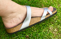 Toe Strap Sandal (Silver) 
