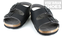 Three Strap Sandal (Black) 