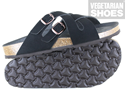 Cross Strap Sandal (Black) 