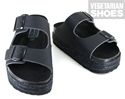 Chunky Two Strap Sandal (Black) 