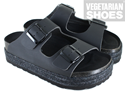 Chunky Two Strap Sandal (Black) 