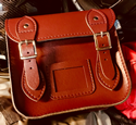 Mini Satchel (Cherry Red)