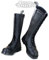 VST 18 Eyelet Zip Boot (Black) 