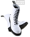 Airseal 10 Eye Boot Steel Toe (White) 