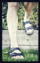 Two Strap Sandal (Black) 