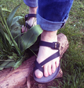 Toe Strap Sandal (Black) 