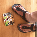 Toe Post Sandal (Brown) 