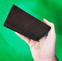 Fake Suede Wallet (Brown) 