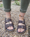 Two Strap Sandal (Brown) 