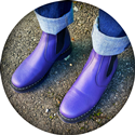 Airseal Chelsea Boot (Purple) 