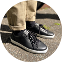 Fanatic Sneaker (Black & White) 