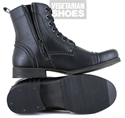 Vintage Boot Low Zip (Black) 