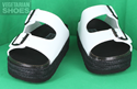 Chunky Two Strap Sandal (White) 