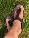 Toe Post Sandal (Brown) 