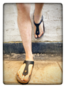 Toe Post Sandal (Black) 